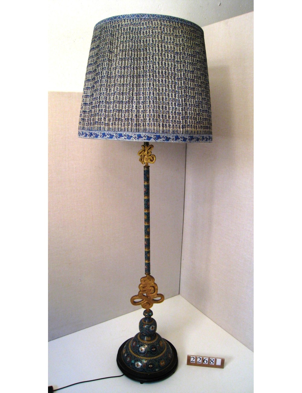 Floor lamp dec light blue Floor lamp dec light blue