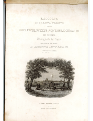 Album stampe Fontane Roma