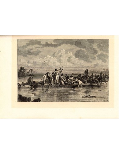 40 unframed book prints (hunting)