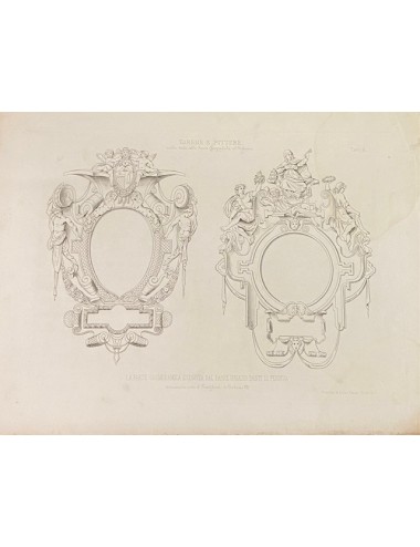 9 Stampe orizzontali in bianco e nero senza cornice