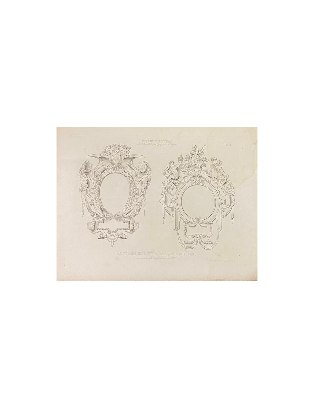 9 Stampe orizzontali in bianco e nero senza cornice