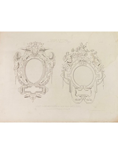 9 Stampe orizzontali in bianco e nero senza cornice