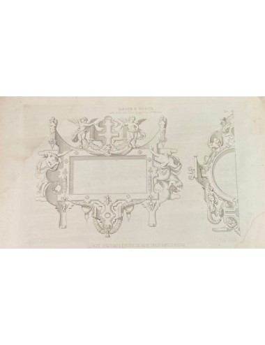 9 Stampe orizzontali in bianco e nero senza cornice