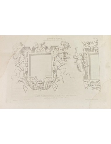 9 Stampe orizzontali in bianco e nero senza cornice