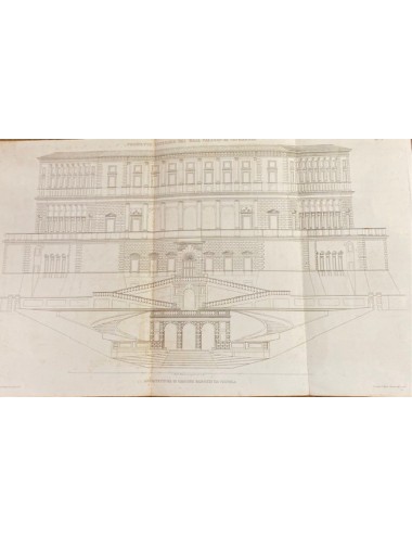 5 stampe in bianco e nero Caprarola