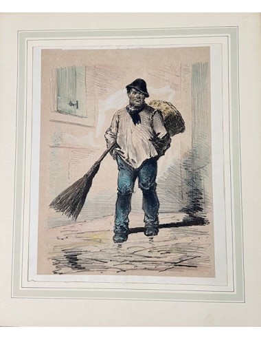 10 Unframed figure prints