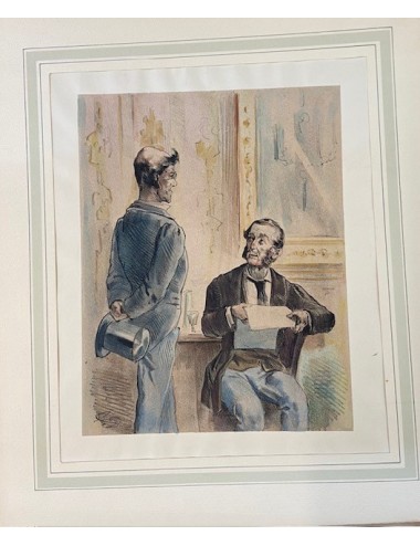 10 Unframed figure prints