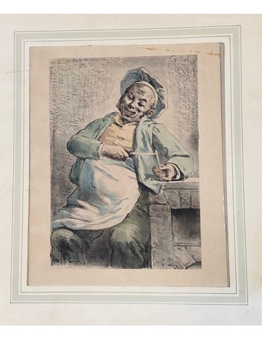 10 Unframed figure prints