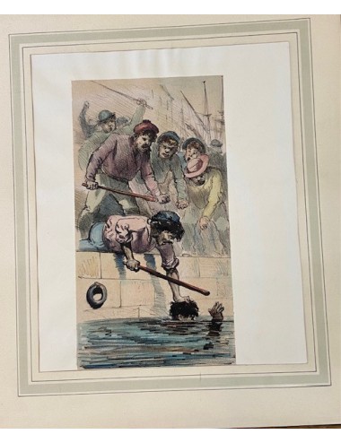 10 Unframed figure prints