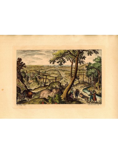 3 unframed landscapes