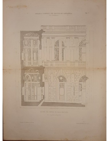 3 Grandi stampe architettoniche in bianco e nero