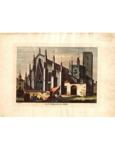 3 Stampe della cattedrale senza cornice