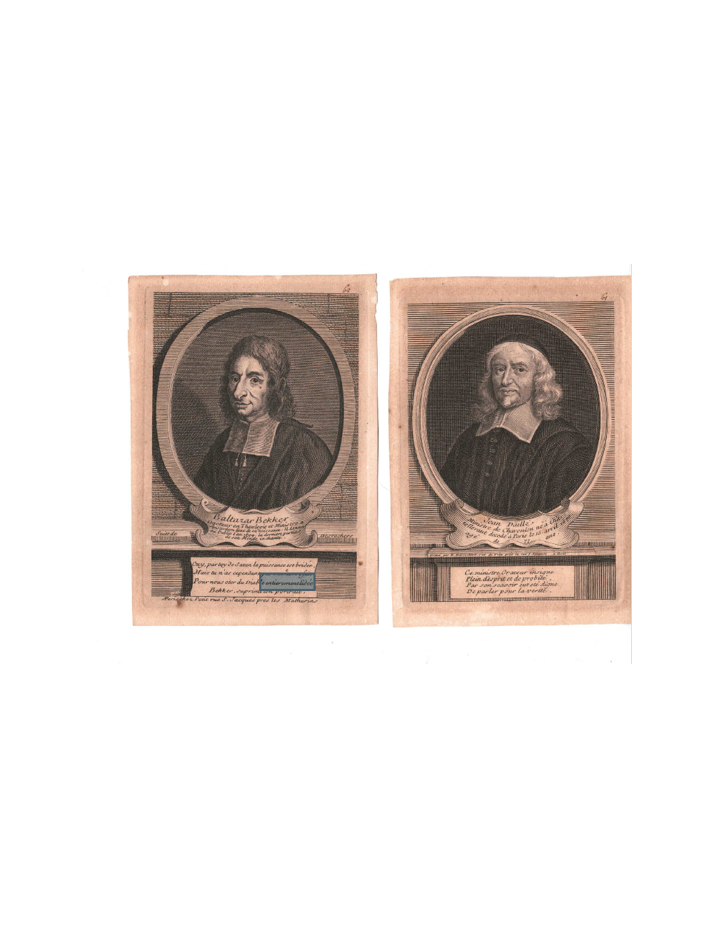 34 Small unframed character prints