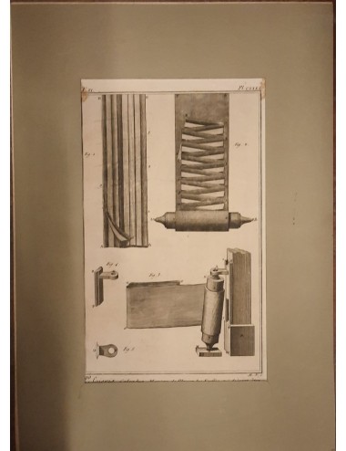 5 Textile machine prints (unframed)