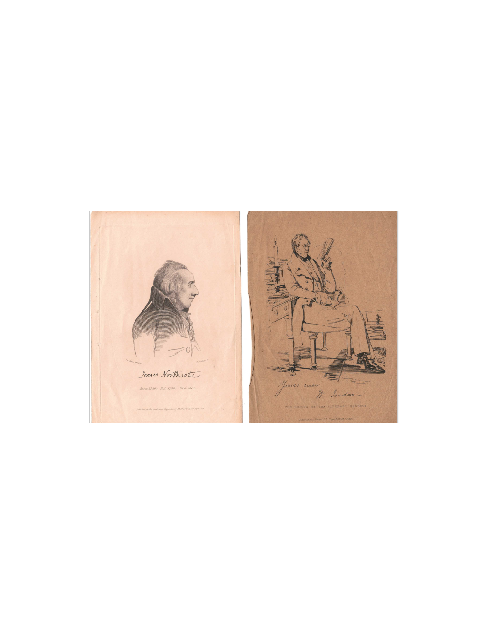 10 Small Unframed Character Prints