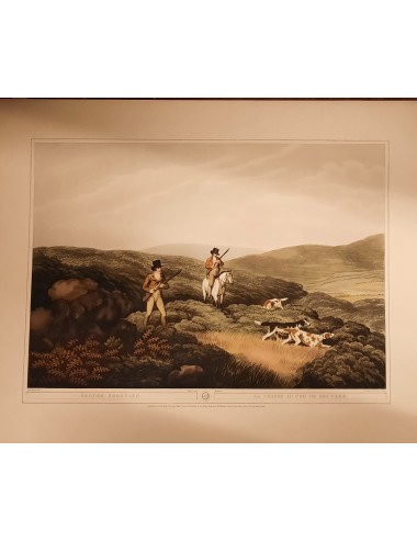 10 unframed 'hunting' prints