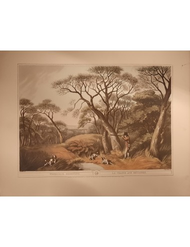 10 unframed 'hunting' prints
