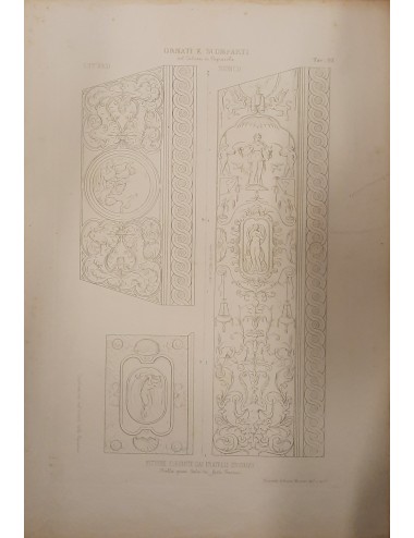 12 Pompeian black/white prints