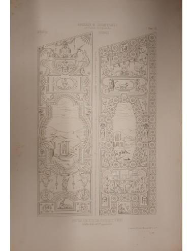 12 Pompeian black/white prints