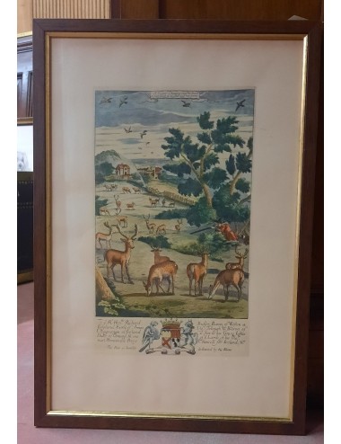 Unframed hunting prints