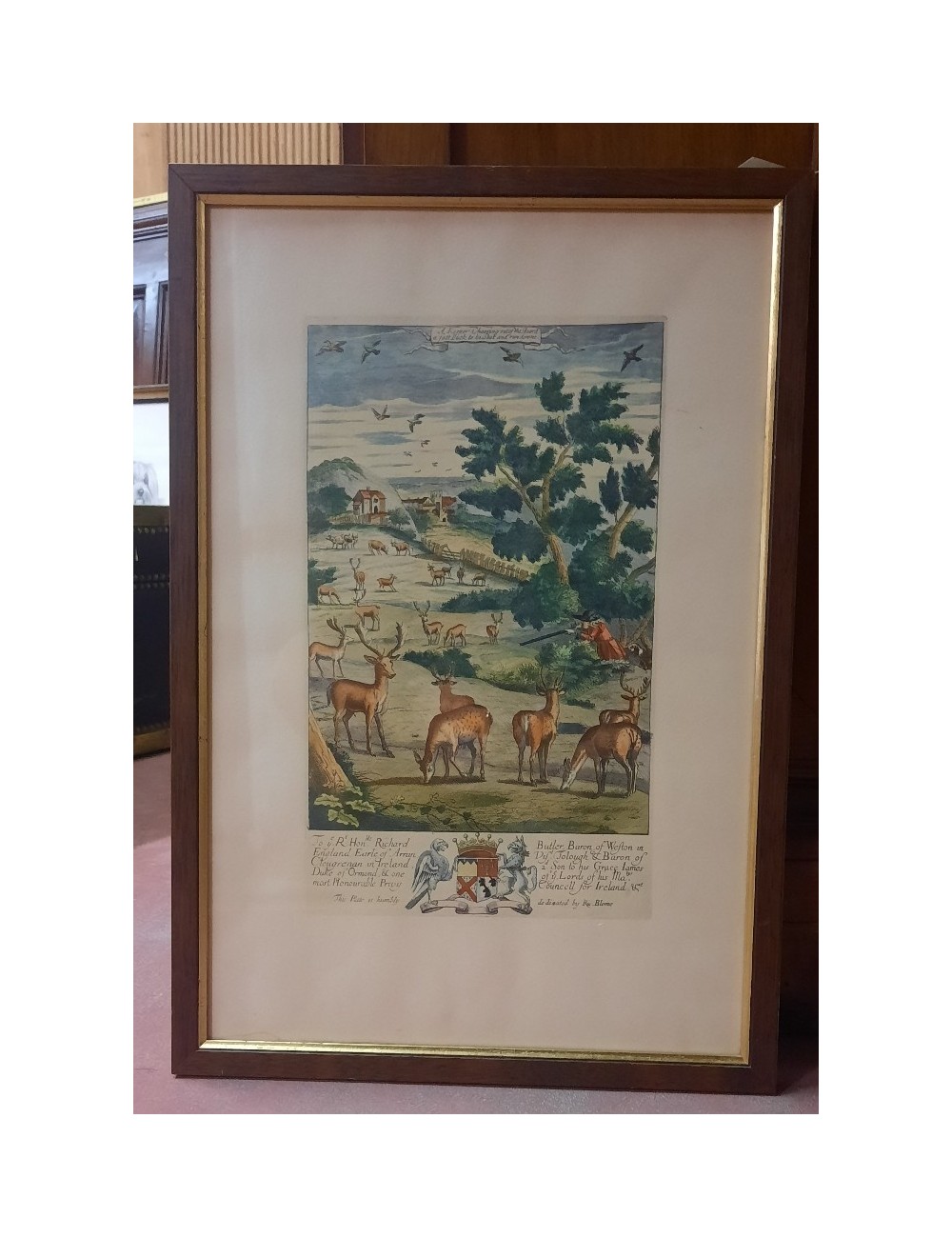 Unframed hunting prints