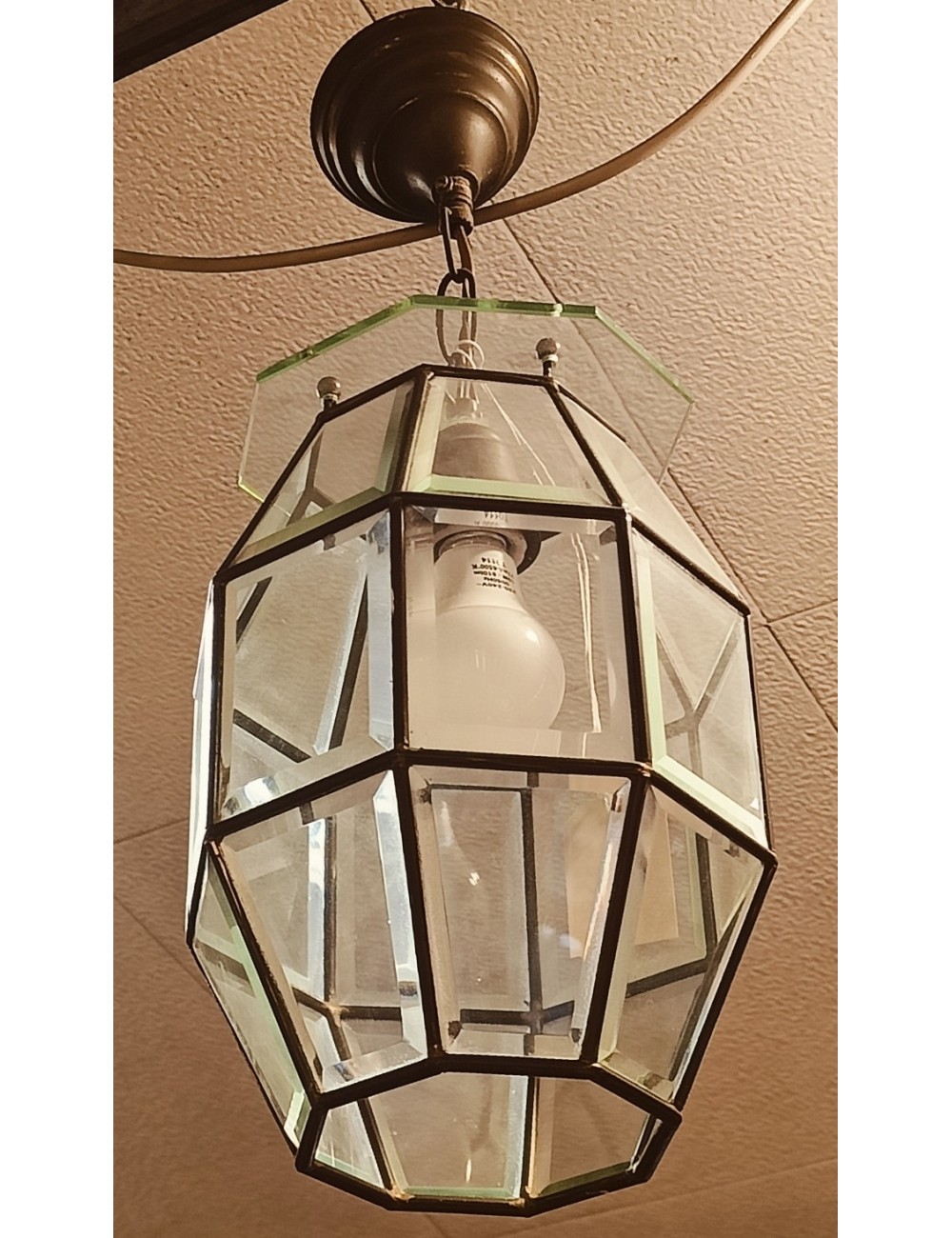 Lampadario moderno in vetro Lampadario moderno in vetro