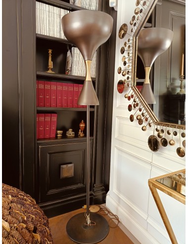 Sat. bronze brass floor lamp modern