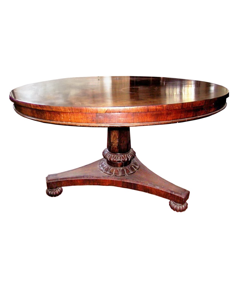 Regency-style rosewood table
