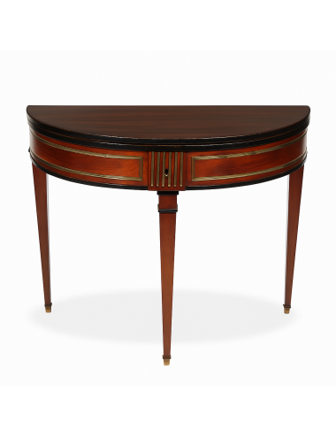 Mahogany Console/Table w/Russian prov.top