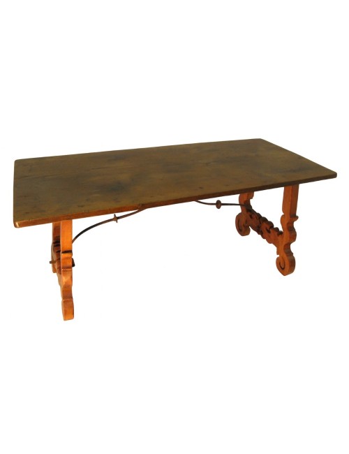 Rustic modern walnut table