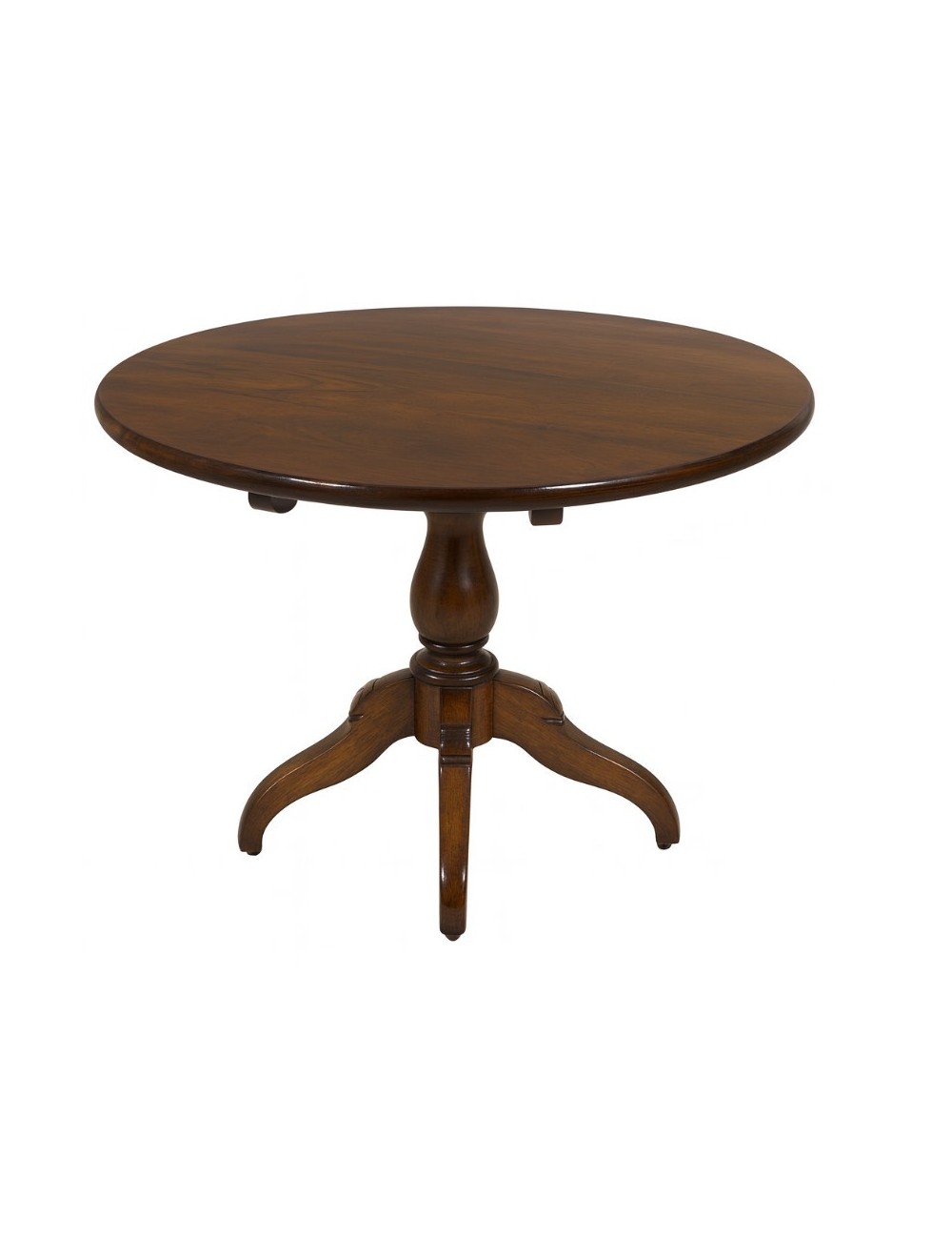 120 cm round walnut sail table
