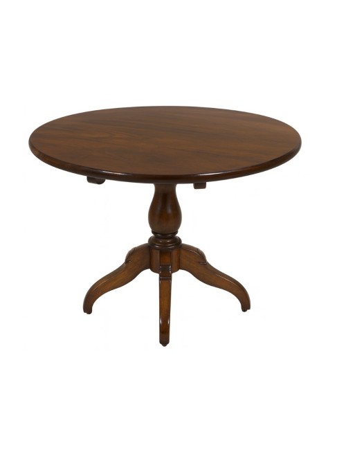 120 cm round walnut sail table