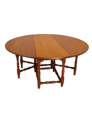 Oval table with cherry flaps