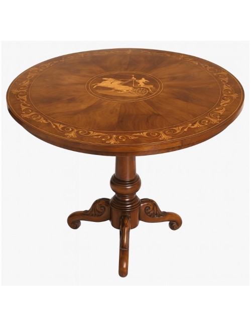 Inlaid round table
