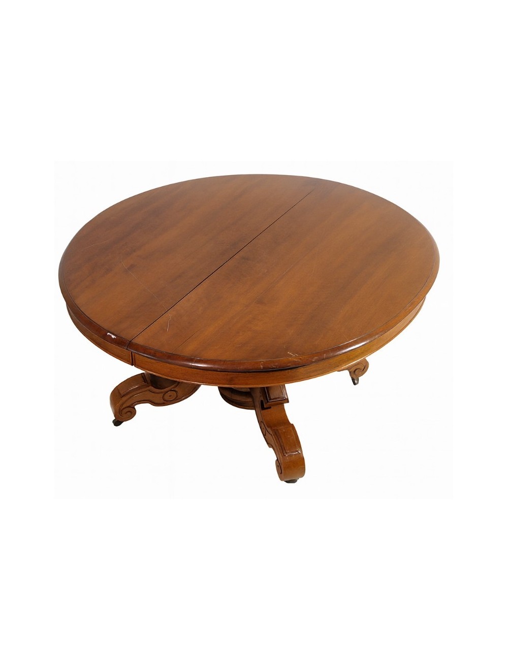 Extendable walnut table