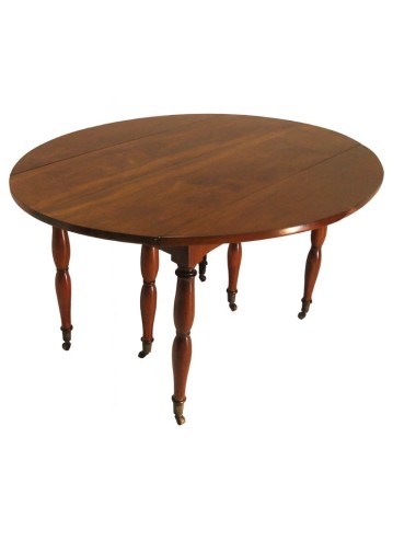 Original 19th century walnut table + extensions