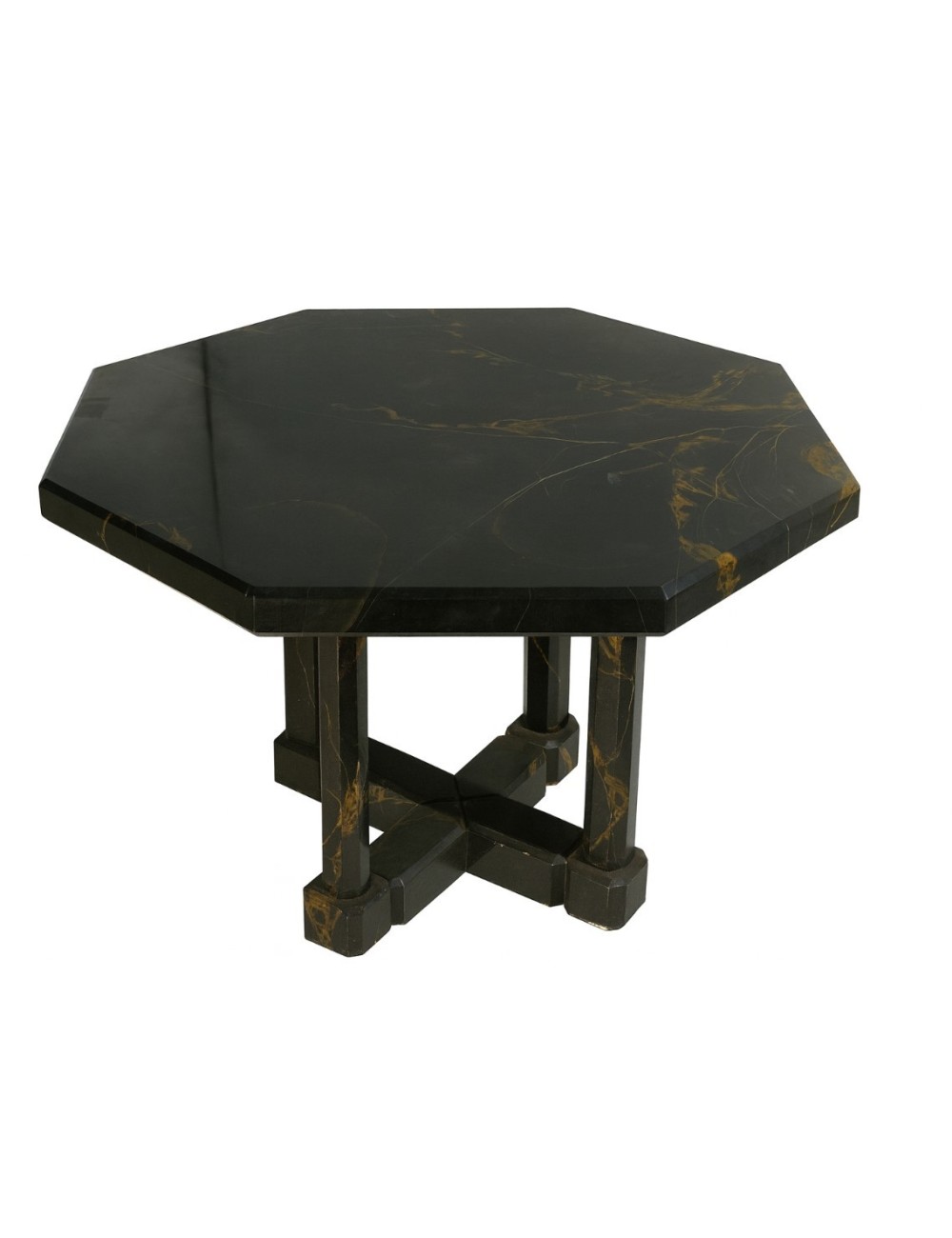 L 18- Modern lacquered octagonal table