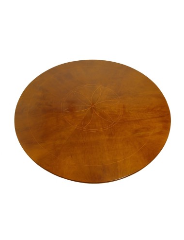 Walnut centre table - with inlay on top