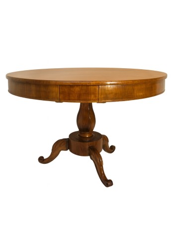 Walnut centre table - with inlay on top