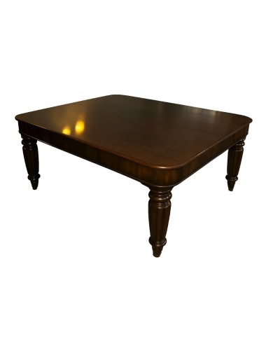 140 cm mahogany table + 5 extensions