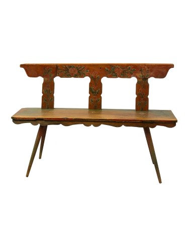 Painted bench