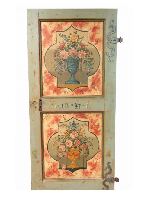 Porta dipinta su un lato - 1847 stile tirolese