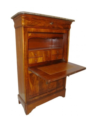 Secretaire francese in mogano stile Luigi Filippo