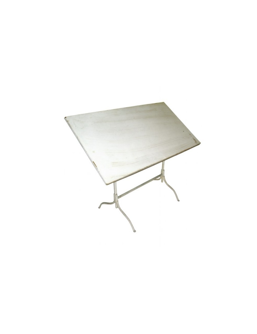 Modern white iron table