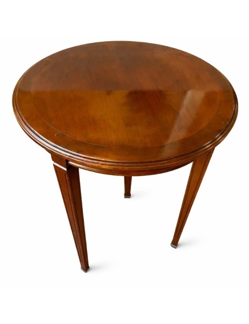 Tavolino rotondo in ciliegio