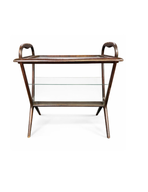 Porta riviste/ tavolino attribuibile a Ico Parisi, vedi modello 221 per De Baggis