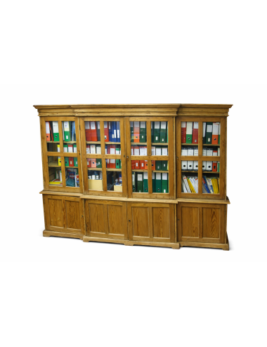 Libreria epoca Vittoriana in pitch pine
