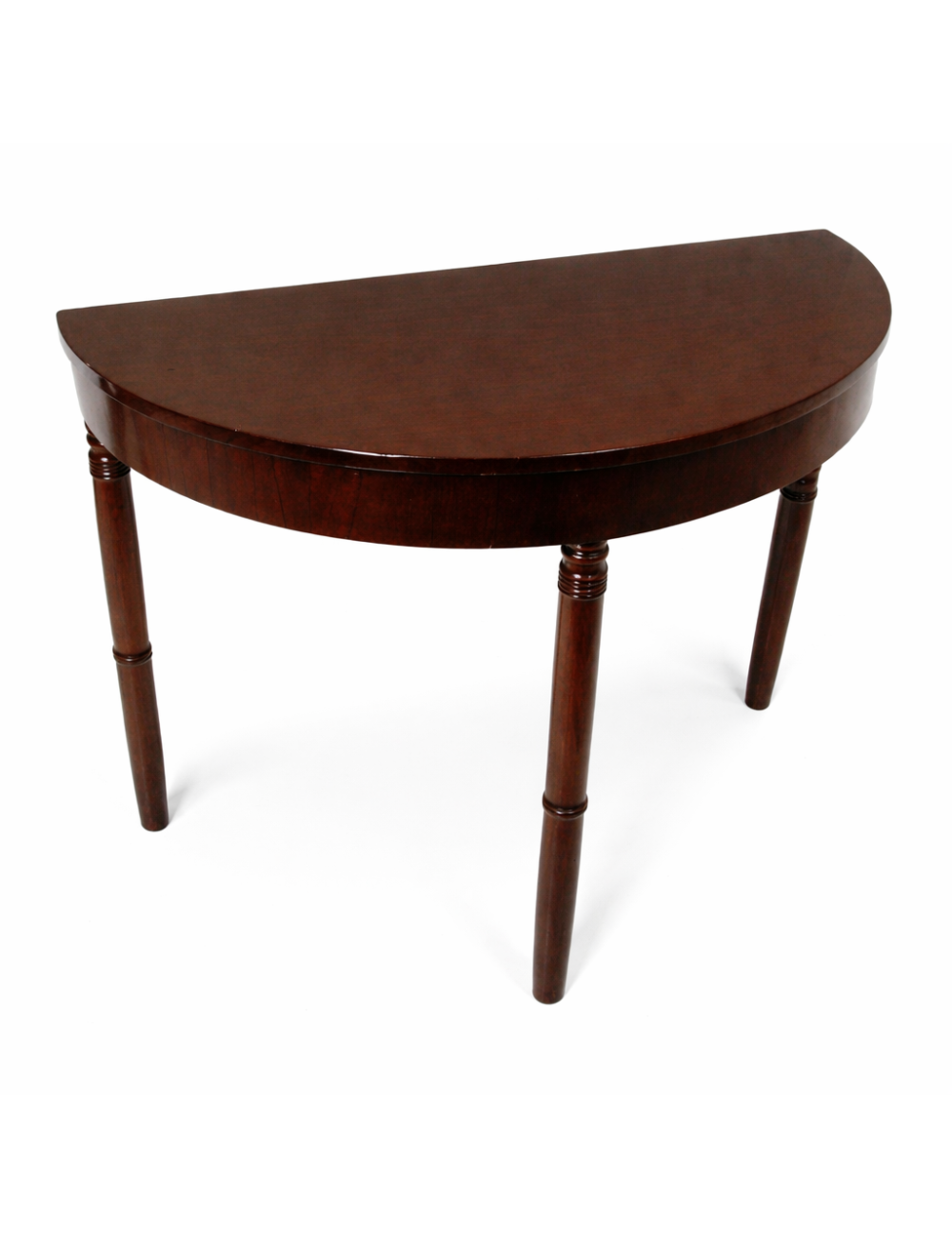 Pair of walnut consoles