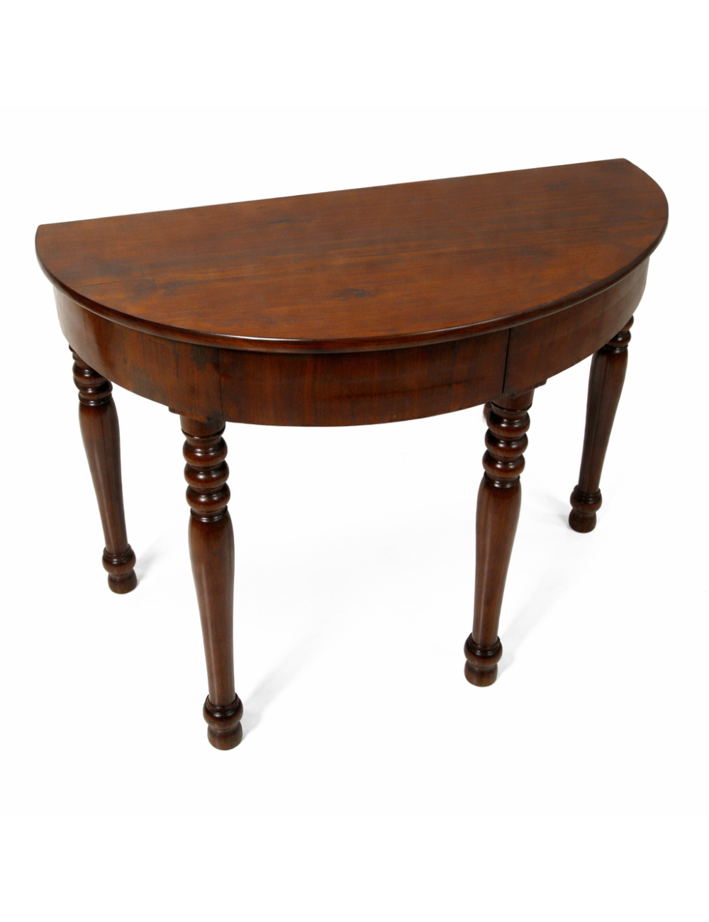 Pair of walnut consoles