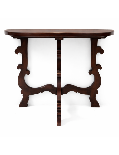 Walnut console table